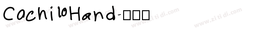 Cochi Hand字体转换